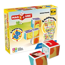 Geomag 132' Magicube Animal Friends Building Set, Multicolor