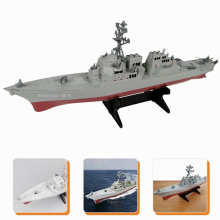 Destroyer Model Battleship Decoration Kids Toy Finished Product Boys Plastic Room Child