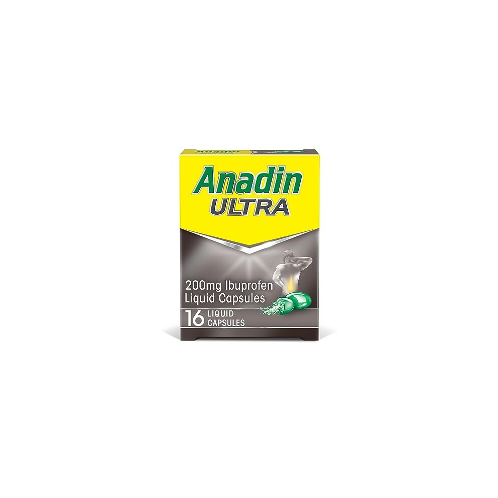 Anadin Ultra Ibuprofen Pain Relief Capsules 16s