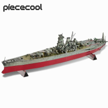 3D Metal Puzzle Musashi Battleship Assembly Model Kits Jigsaw DIY Toys Brain Teaser for Adult