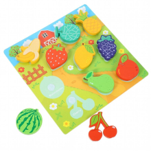 1 Set of Wooden Puzzles for Toddlers Multicultural 3D Puzzles Toys Early Education Puzzle