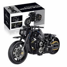 586Pcs Classic Motorbike Building Model Blocks Moto Road Racer Bricks Christmas Toys for Kid Boys Children Adult Technical