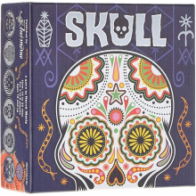 Schädel-Brettspiel Party-Kartenspiel Bluffing-Strategie Lustiges Tischspiel für den Spieleabend Familien-Brettspiel für Erwachsene und Teenager