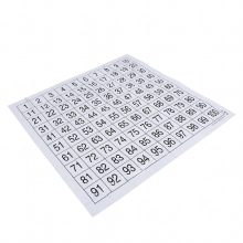 Numbers Poster Chart Wall Number Math Teaching Hundreds Learning Educational 100 Posters Preschool Charts Kids Sticker