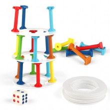 Tumble Tower Game Classic Game Balancing Puzzles Game Game Stacking Tumble Tower for Travel Entertaining Party Game Kids