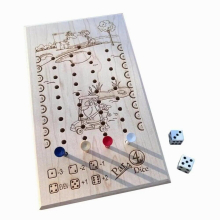 Wooden Golf Tabletop Game Wooden Peg Board Game Toy For Toddler 2 Players Educational Gift For Men Women Kids Children