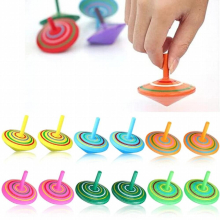 1/5/10pcs Colorful Organic Spinning Toy Wooden Spin Tops for Kids Balance Coordination Skills Children Boys Girls Party Favors