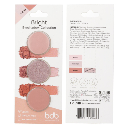 Billion Dollar Brows   - Eyeshadow Collection Trio - #Bright 872953   - 3.5g/0.126oz 2