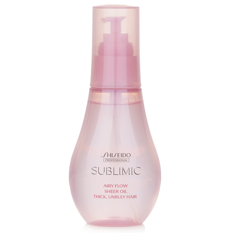 Shiseido   - Sublimic Airy Flow Sheer Oil (Thick, Unruly Hair) 935825   - 100ml