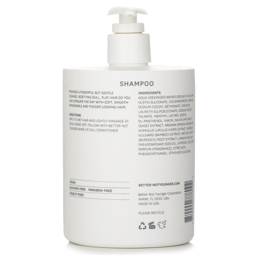 Better Not Younger Wake Up Call Volumizing Shampoo 16 Oz. 2