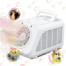 Bubble Machine Automatic Bubble Blower with 50000+ Bubbles Per Minute, Portable Bubble Machine for Kids and Toddler with 2 Spee