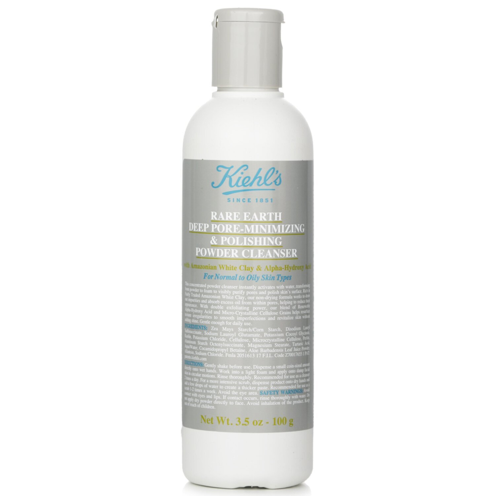 Kiehl's   - Rare Earth Deep Pore-Minimizing & Polishing Powder Cleanser 787231   - 100g/3.5oz