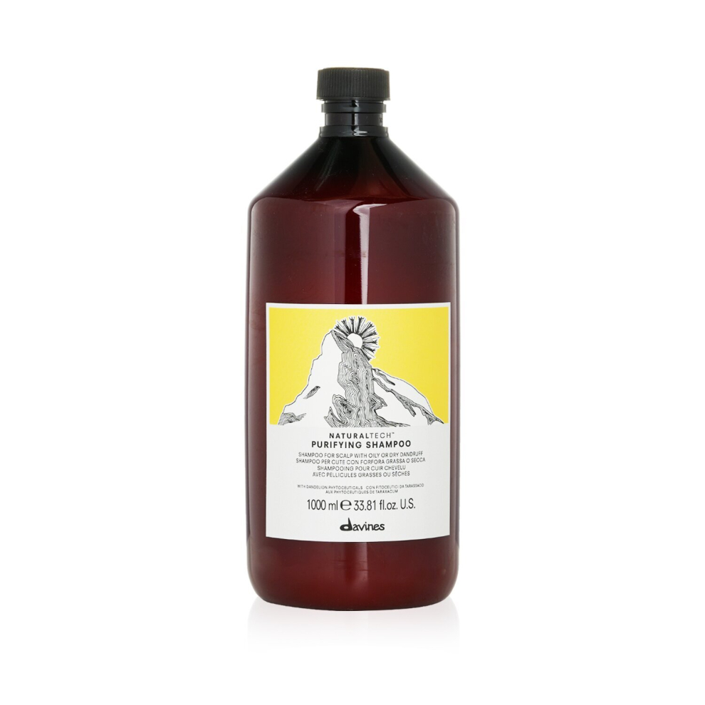 Davines   - Natural Tech Purifying Shampoo (For Scalp with Oily or Dry Dandruff)   - 1000ml/33.8oz