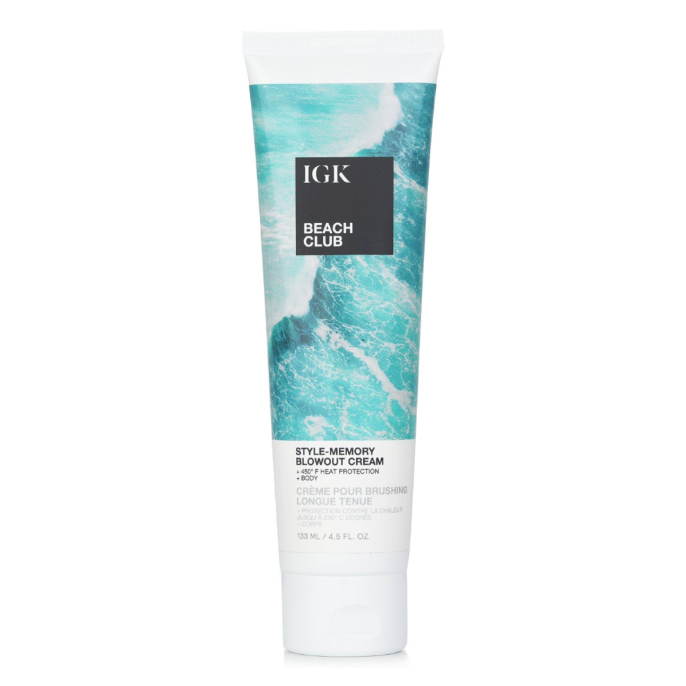 Photos - Hair Styling Product IGK - Beach Club Style-Memory Blowout Cream 403465 - 133ml/4.5oz