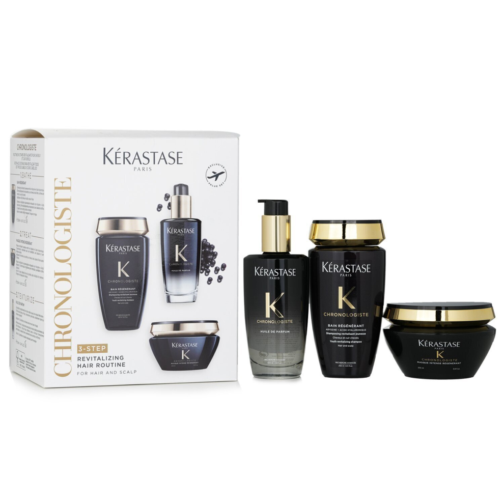 Kerastase   - Black Diamond Key Source All-Round Repair Kit 557158   - 3pcs
