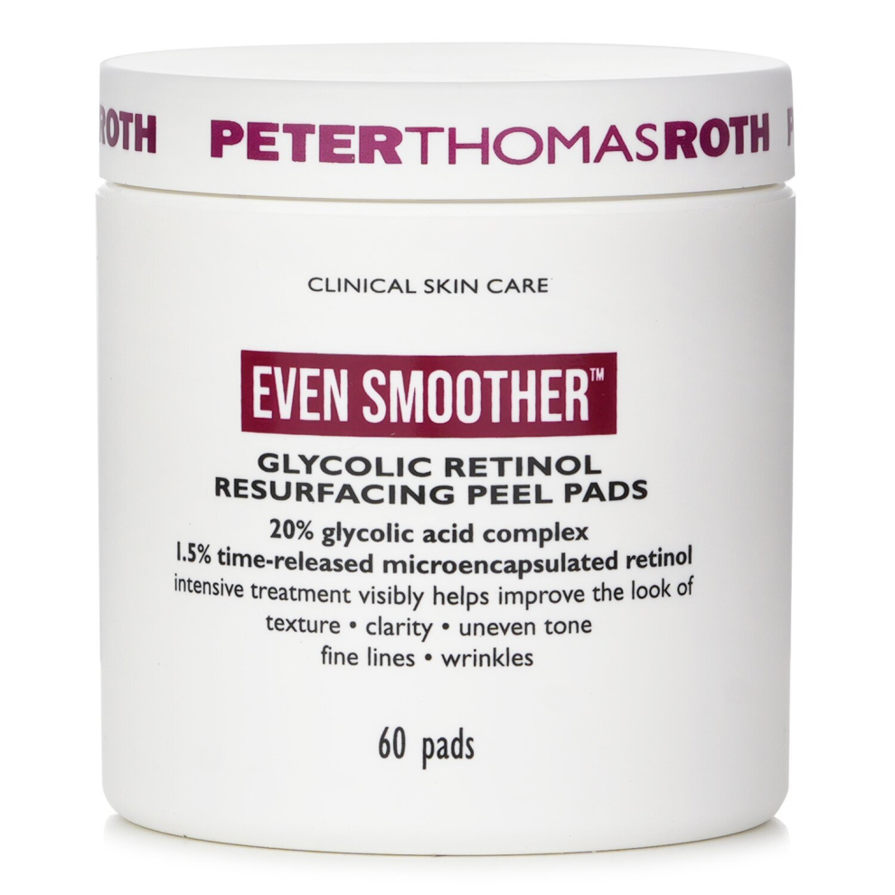 Peter Thomas Roth - Even Smoother Glycolic Retinol Resurfacing Peel Pads 017517 - 60pads