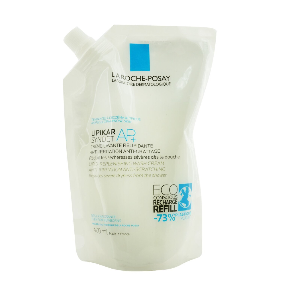 La Roche Posay   - Lipikar Syndet AP+ Lipid Replenishing Cream Wash Eco-Refill 735766   - 400ml/13.3oz