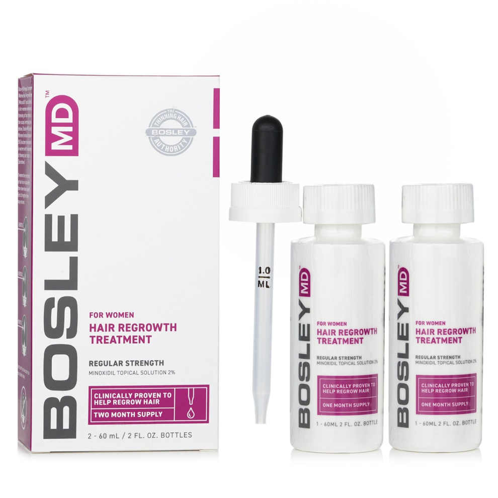 Bosley   - For Women Hair Regrowth Treatment 012731   - 2x60ml/2oz