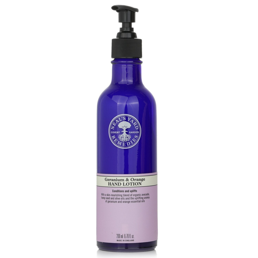 Neal's Yard Remedies   - Geranium & Orange Hand Lotion 011146   - 200ml/6.76oz