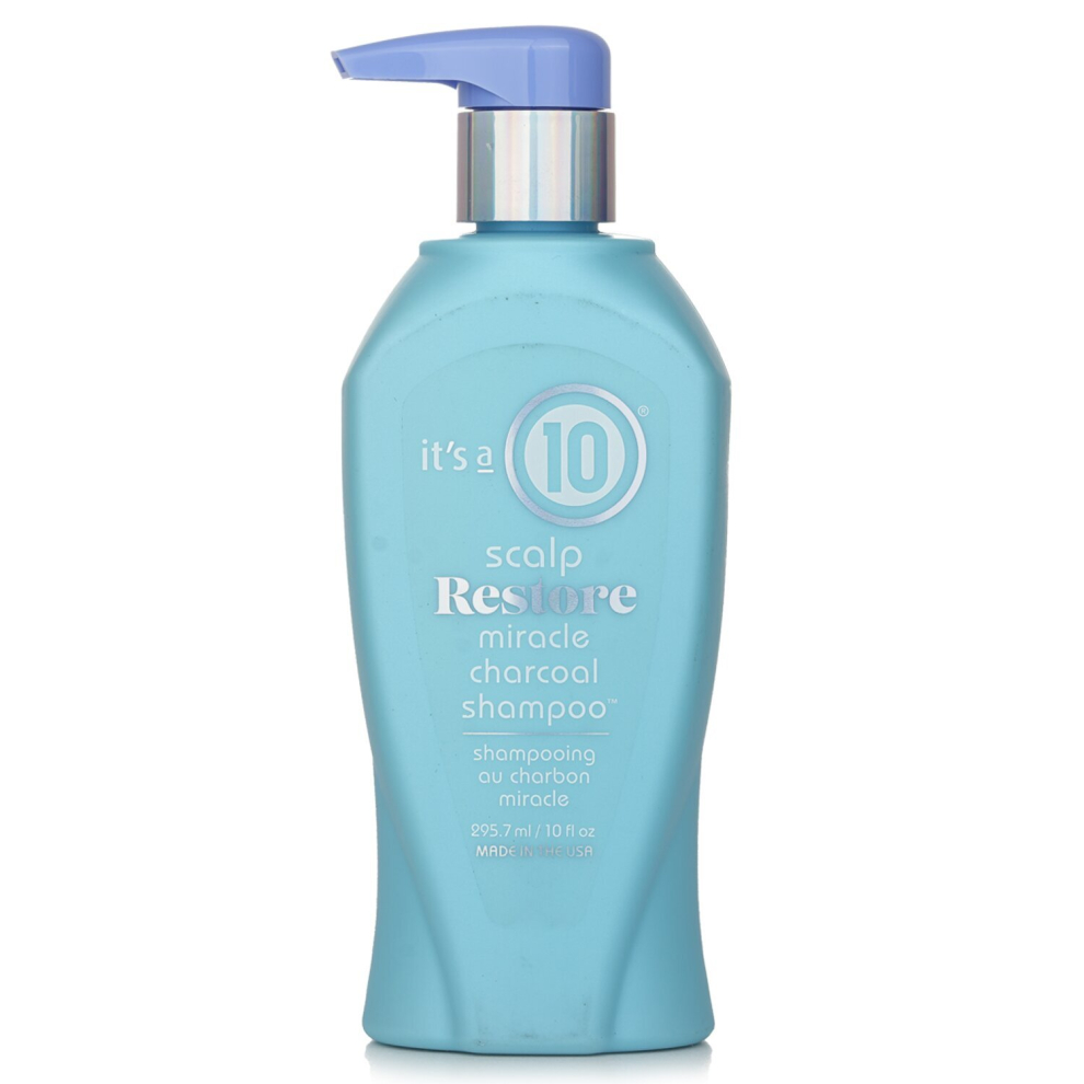 Photos - Hair Product It's A 10 Scalp Restore Miracle Charcoal Shampoo 058299 - 295.7ml / 10oz