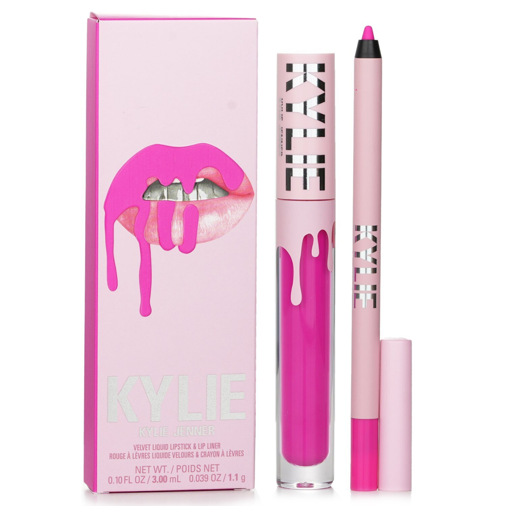 Kylie Cosmetics - Velvet Lip Kit: Velvet Liquid Lipstick 3ml + Lip Liner 1.1g - # 306 Say No More 008620 - 2pcs