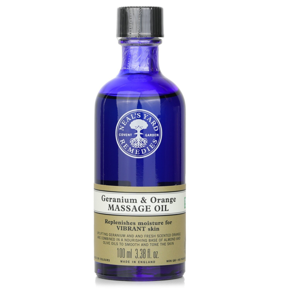 Neal's Yard Remedies - Geranium & Orange Massage Oil 013072 - 100ml/3.38oz