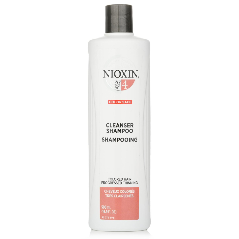 Nioxin   - Derma Purifying System 4 Cleanser Shampoo (Colored Hair, Progressed Thinning, Color Safe)  81629282   - 500ml/16.9oz