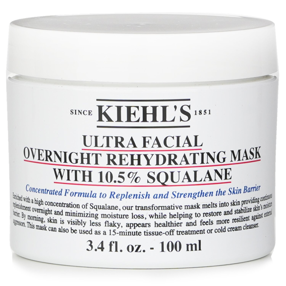 Kiehl's - Ultra Facial Overnight Rehydrating Mask With 10.5% Squalane 618641 - 100ml/3.4oz