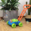 Creative Pushing Car Automatic Bubble Machine Maker Blower Baby Kids Toy Gift Bubble Machine Plastic Automatic Bubble Blower 2