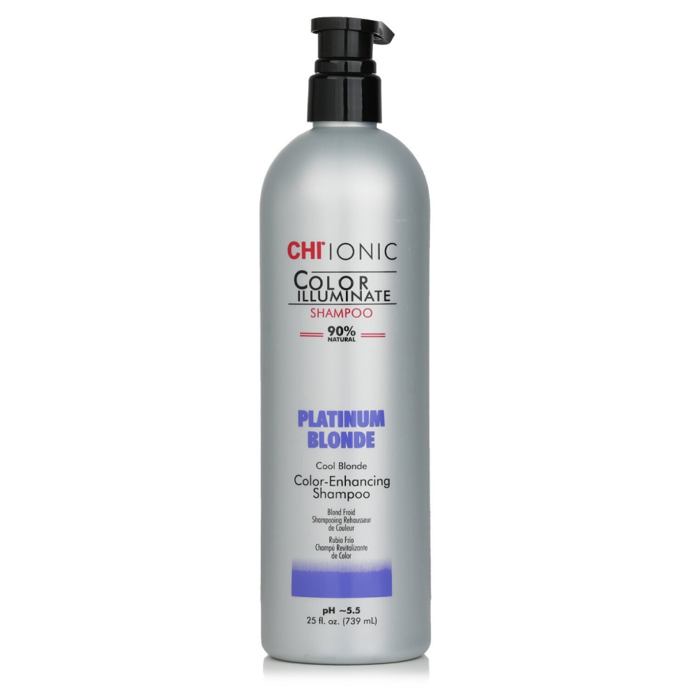 Chi Purple - Ionic Color Illuminate Shampoo - # Platinum Blonde Shampoo Chicips25 - 739Ml/25Oz