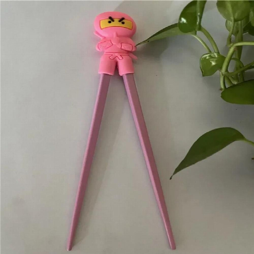 1 pair of samurai chopsticks learning training chopsticks multicolor samurai Chinese kids chopsticks learner 2