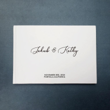 Personalized Wedding Guest Book, Custom Wedding Guestbook, Wedding Journal, Mr and Mrs Message Book