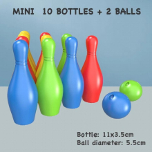 11-20cm Bowling Parent-child Indoor and Outdoor Sports Interactive Game Funny Baby Bowling Set Interaction Leisure Toys for Kids