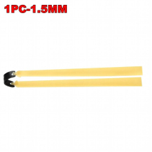1/3/5PCS 2mm Thick Natural Latex Rubber Band Outdoor Slingshot Professional Competitive High Elastic Flat Rubber Band