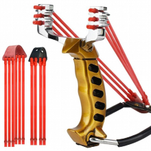 Outdoor Fish Shooting Slingshot Strong Support Game Ar15 Armguard Leather Band Fish Dart Shooting Fun Camping Package