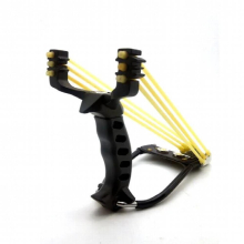 High All Metal Material Slingshot Powerful Slingshot With Wrist Rest Outdoor Shooting Large Fishing Sports Toy