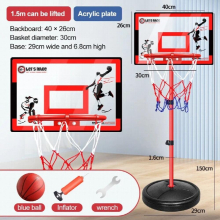 Outdoor Basketball Hoop For Kids Liftable Mobile Home Indoor Shooting Frame Adult And Youth Training Basketball Hoop With Balls