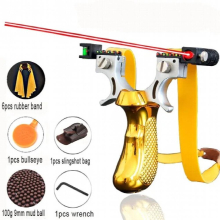 98k High Precision Fast Flat Leather Slingshot Great Power Outdoor Infrared Catapult Sports Professional Competition