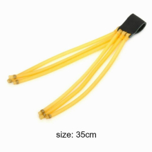 Elastic Slingshot Rubber Bands Durable Catapult Replacement Band Strips Outdoor Camping Equipment