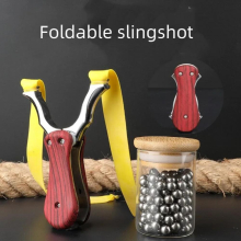 Professional Outdoor Shooting, Hunting, Slingshot, Portable And Detachable Alloy Steel Slingshot, Parent-Child Sports Fun Toy