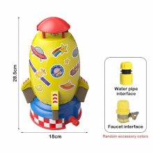 Rocket Launcher Toys Rocket Water Pressure Lift Sprinkler Toy Outdoor Fun Interaction In Garden Lawn Water Spray Toys for Kids