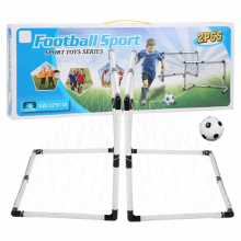 2 Sets Detachable Diy Portable Children Sports Soccer Goals Practice Scrimmage Game Football Gate Diy with Soccer Ball