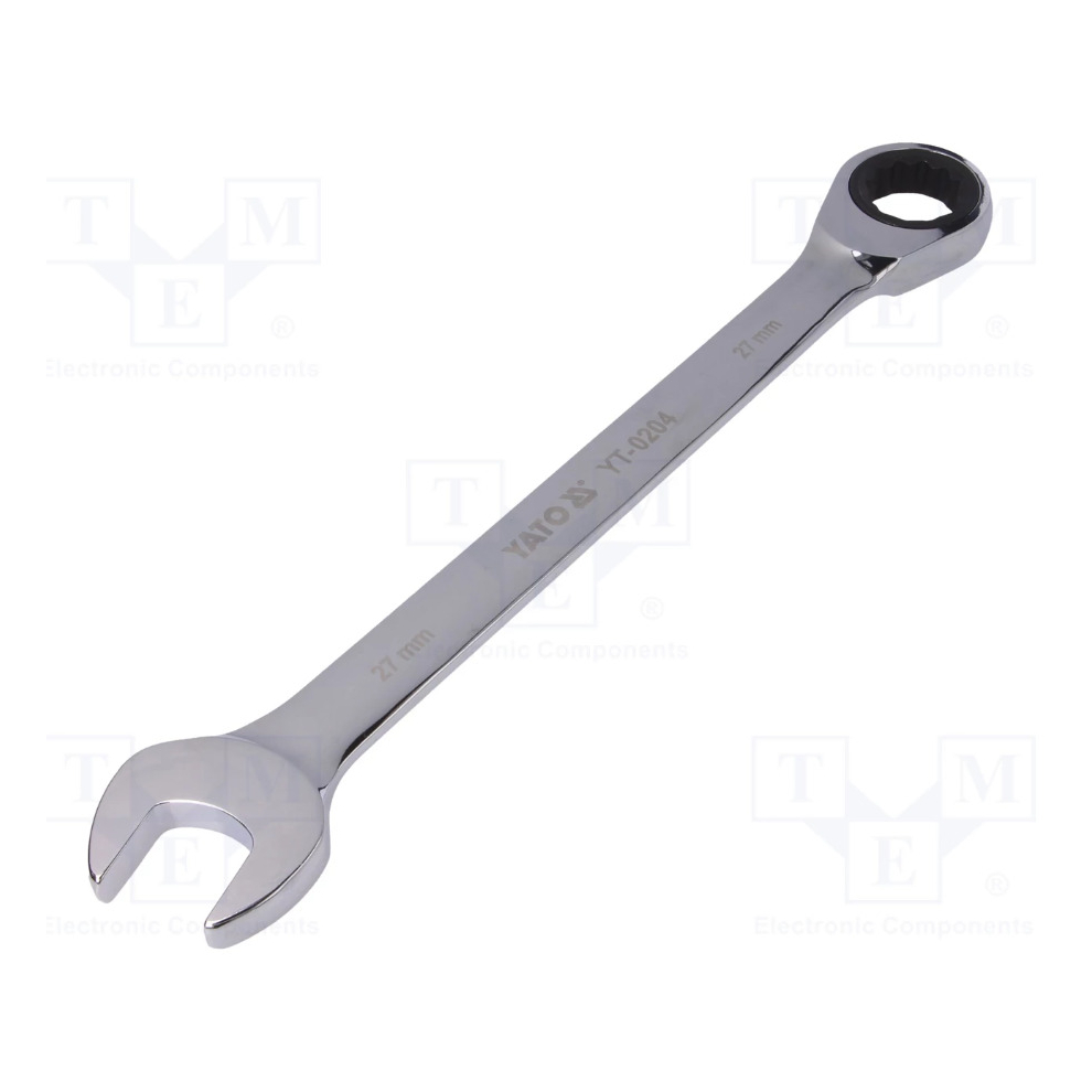 Yato Yt-0204 Combination Ratchet Spanner Wrench Size 27Mm 72 T Ratchet