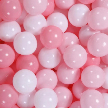 Pink Balls for Ball Pit, 100pcs Ocean Plastic Bal for Babies Kids Toddlers Children Pool Perfect for Party Decoration