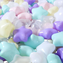 150 Balls Eco-Friendly Colorful Star Plastic Ocean Ball Soft Water Pool Ocean Wave Ball Baby Girls Boys Outdoor Pool & Playhouse