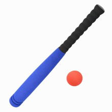 Kids Baseball Bat with Ball Children Outdoor Baseball Kit Safe Sports Game Toy (Blue, Random Ball Color) Childrens
