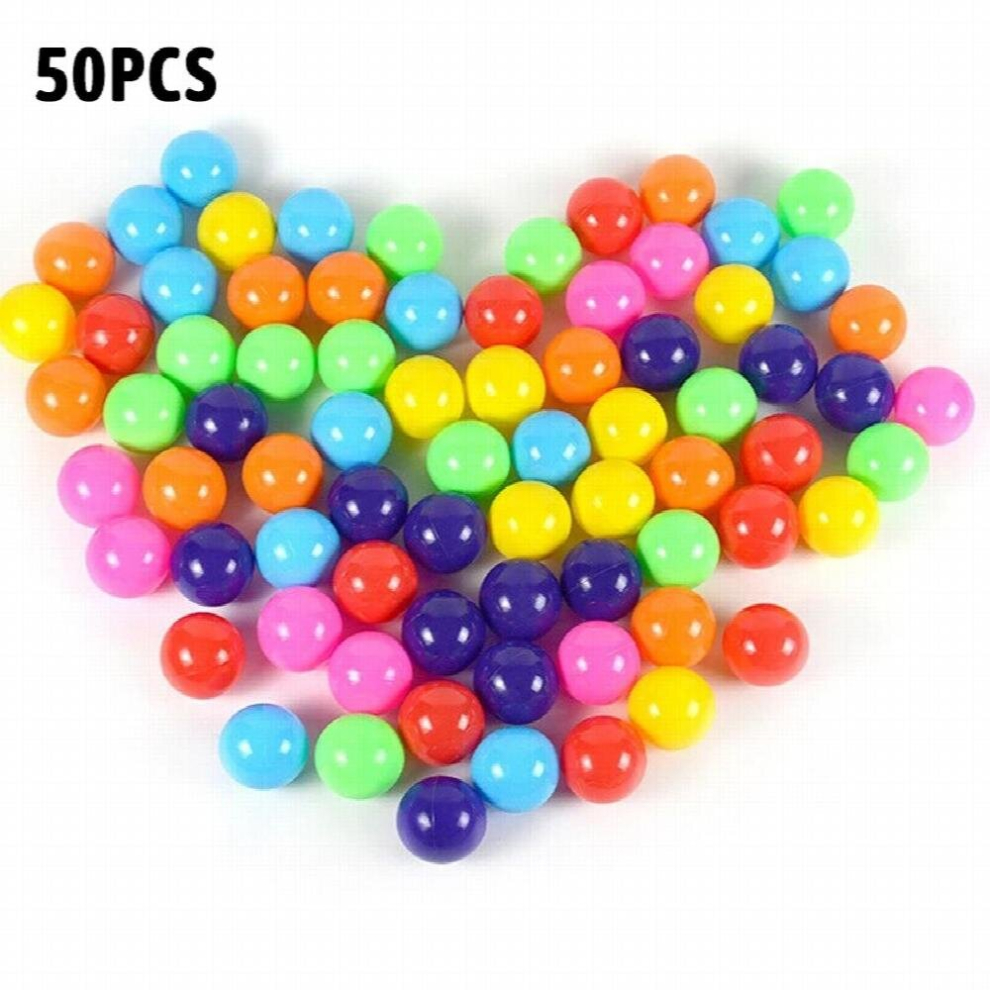 100pcs Baby Ball Pit Balls Water Pool Ocean Ball Outdoor Sport Plastic Balls for Children Baby Tent Pool Ball Reusable Play Toys