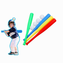 1 Set Children Baseball with 3 Bats and 3 Balls Baseball Bat Interactive Kids Birthday Gift ( ) Sports toys