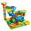 Childrens slide small block block assembly particles DIY educational toy 6