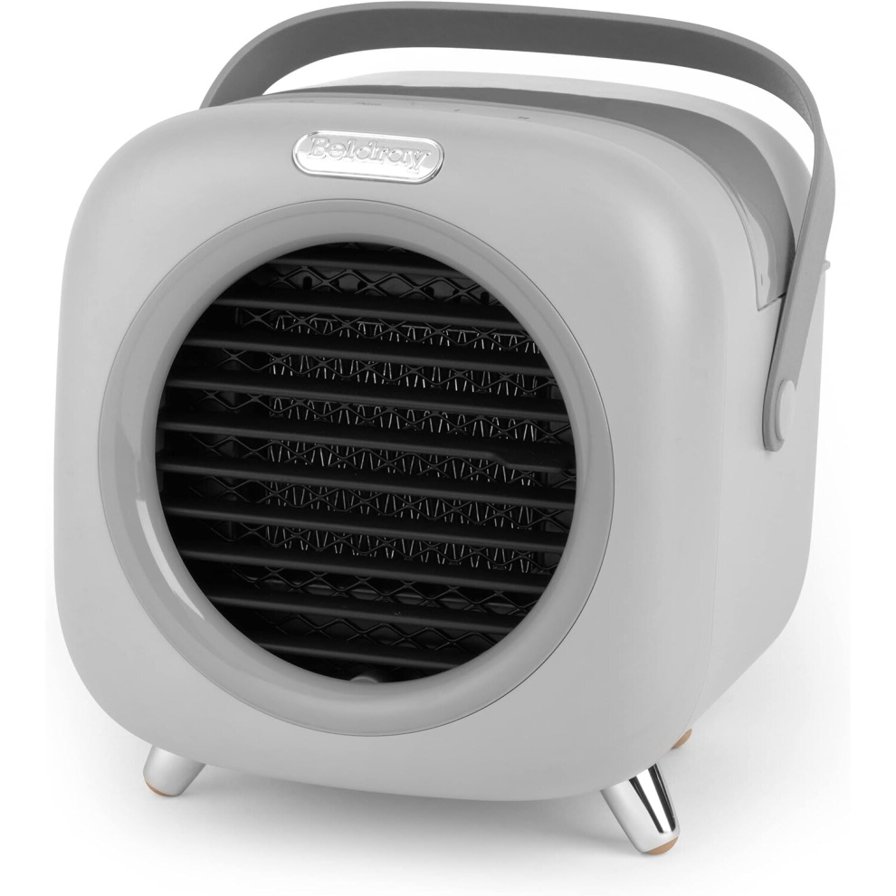 Beldray 2 in 1 Portable Space Heater & Air Cooler Climate Cub 500ml 2 Speed Grey